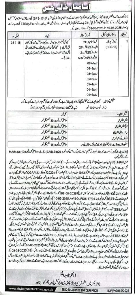 Computer Operator Jobs Advertisement 2025