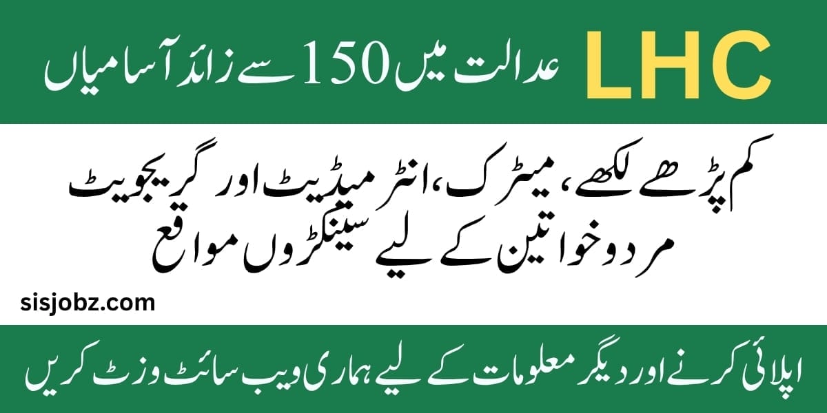 Lahore High Court NTS Jobs