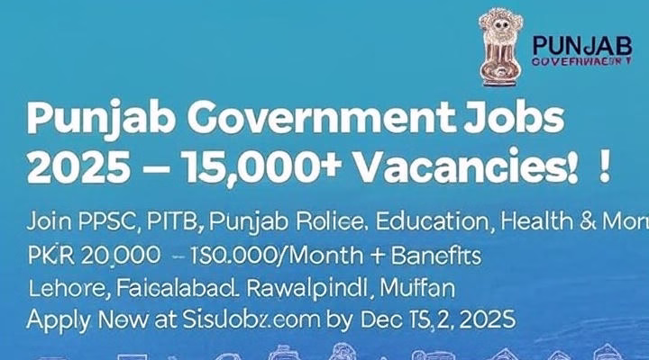 Punjab Government Jobs 2025